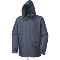 Rain Suit, Polyester/PVC, 2X-Large, Navy Blue SHE435 | Rideout Tool & Machine Inc.
