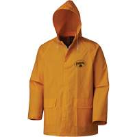 Flame-Resistant Rain Suit, Polyester/PVC, X-Small, Yellow SHE493 | Rideout Tool & Machine Inc.