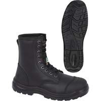 1027 Bottes de travail 8" noires, Cuir, Embout Acier, Taille 10 Rideout Tool & Machine Inc.