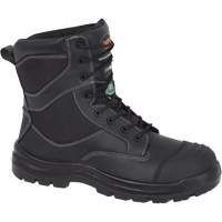1050 Bottes de s&eacute;curit&eacute; composites noires, Cuir, Taille 14, Imperm&eacute;able Rideout Tool & Machine Inc.