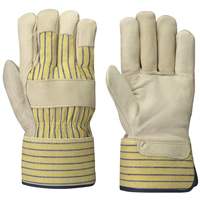 Fitter's Gloves, One Size, Grain Cowhide Palm SHE727 | Rideout Tool & Machine Inc.