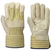 Fitter's Gloves, One Size, Grain Cowhide Palm SHE728 | Rideout Tool & Machine Inc.