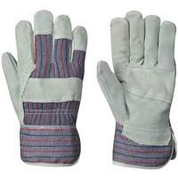 Fitter's Gloves, One Size, Split Cowhide Palm SHE730 | Rideout Tool & Machine Inc.