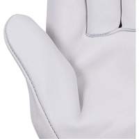 Beige Driver's Gloves, Small, Grain Cowhide Palm SHE731 | Rideout Tool & Machine Inc.