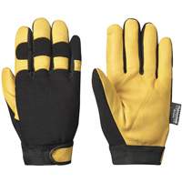 891 Mechanic's Style Insulated Ergonomic Gloves, Grain Goatskin Palm, Size Small Rideout Tool & Machine Inc.
