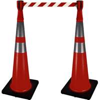 2308 Traffic Cone Topper with 10' Barricade Tape Rideout Tool & Machine Inc.