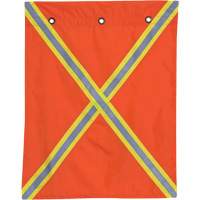 Flag with Reflective Tape, Polyester SHE794 | Rideout Tool & Machine Inc.