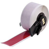 Multi-Purpose Label Tape, Vinyl, Red, 1" Width Rideout Tool & Machine Inc.
