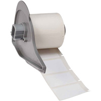 Harsh Environment Multi-Purpose Labels, Polyester, 1.5" L x 1" H, White SHF071 | Rideout Tool & Machine Inc.