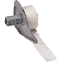Self-Laminating Wrap-Around Wire & Cable Labels, Vinyl, 0.5" L x 0.75" H, White Rideout Tool & Machine Inc.