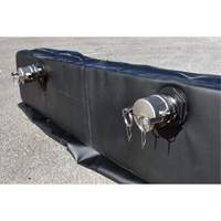 Ultra-Tanker Berm, 374 US gal. Capacity, 5' W x 10' L x 12" H, Foam Wall Rideout Tool & Machine Inc.