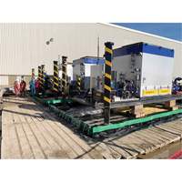 Ultimate Copolymer 2000 Ultra-Containment Berm&reg;, 179 US gal. Capacity, 4' W x 6' L x 12" H, Hinge Bracket Rideout Tool & Machine Inc.