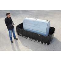 Conteneur de confinement flexible sans drain Ultra-275 Containment Sump, 102" lo x 48" la, 400 gal. US Capacit&eacute; Rideout Tool & Machine Inc.