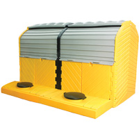 Extender Kit without Drain for Ultra-Hard Top Spill Pallets&reg;, 64" L x 79" W x 62" H, 9000 lbs. Load Capacity Rideout Tool & Machine Inc.