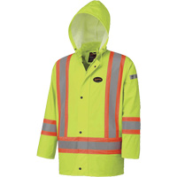 5894 Flame Resistant Waterproof Jacket, 2X-Large, High Visibility Lime-Yellow Rideout Tool & Machine Inc.