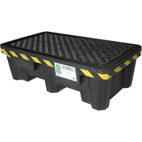 2-Drum Economy Ultra-Spill Pallet&reg;, 66 US gal. Spill Capacity, 53" x 29" x 16.5" Rideout Tool & Machine Inc.