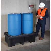 2-Drum Economy Ultra-Spill Pallet&reg;, 66 US gal. Spill Capacity, 53" x 29" x 16.5" Rideout Tool & Machine Inc.