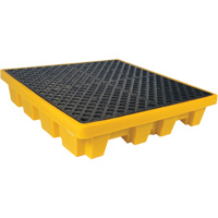 4-Drum Nestable Ultra-Spill Pallet&reg;, 66 US gal. Spill Capacity, 51" x 51" x 10" Rideout Tool & Machine Inc.