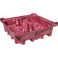 4-Drum Ultra-Spill King&reg; Drum Spill Pallet, 85 US gal. Spill Capacity, 51" x 51" x 17.5" Rideout Tool & Machine Inc.