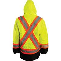 7-in-1 Jacket, Polyester, High Visibility Orange, Small SHF964 | Rideout Tool & Machine Inc.