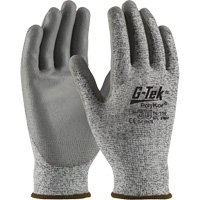 G-Tek&reg; Seamless Knit Cut-Resistant Gloves, Size X-Small, 13 Gauge, Polyurethane Coated, PolyKor&reg; Shell, ASTM ANSI Level A2/EN 388 Level B Rideout Tool & Machine Inc.