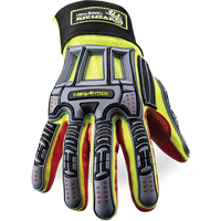 Gants r&eacute;sistants aux coupures Rig Lizard 2028X, 6/T-petit, Paume en Synth&eacute;tique/PEHP, Poignet &eacute;lastique/Boucle et crochet Rideout Tool & Machine Inc.
