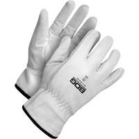 Puncture-Resistant Driver Gloves, Small, Grain Goatskin Palm Rideout Tool & Machine Inc.