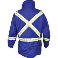 Avenger Flame Resistant Insulated Parka, Small, Royal Blue SHG776 | Rideout Tool & Machine Inc.