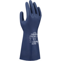 Gants r&eacute;sistants aux produits chimiques CN740, Taille Petit/7, 13" lo, Nitrile, 15 mils Rideout Tool & Machine Inc.