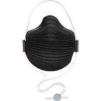 AirWave M Series Black Disposable Masks with SmartStrap<sup>®</sup> & Nose Flange, N95, NIOSH Certified, Medium/Large SHH514 | Rideout Tool & Machine Inc.