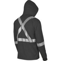6966 Bird's-Eye Safety Hoodie, Small, Black Rideout Tool & Machine Inc.