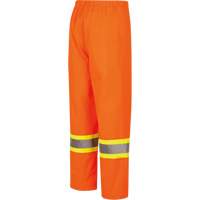 5627W Pantalon &agrave; bavette imperm&eacute;able pour femmes, Polyester/Polyur&eacute;thane, T-petit, Orange haute visibilit&eacute; Rideout Tool & Machine Inc.