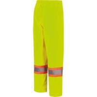 5629W Pantalon &agrave; bavette imperm&eacute;able pour femmes, Polyester/Polyur&eacute;thane, T-petit, Jaune lime haute visibilit&eacute; Rideout Tool & Machine Inc.