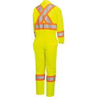5999AW Combinaison de s&eacute;curit&eacute; routi&egrave;re haute visibilit&eacute; pour femmes, T-petit, Jaune lime haute visibilit&eacute; Rideout Tool & Machine Inc.