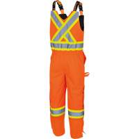 5040 Waterpoof Quilted Safety Overalls, Polyester, Small, High Visibility Orange Rideout Tool & Machine Inc.