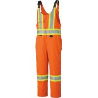 6617ZT Combinaison de s&eacute;curit&eacute; haute visibilit&eacute; avec fermeture &agrave; glissi&egrave;re sur la jambe, Poly-coton, 40 (grand taille), Orange haute visibilit&eacute; Rideout Tool & Machine Inc.