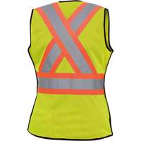 489 Veste de s&eacute;curit&eacute; d&eacute;tachable haute visibilit&eacute;, Jaune lime haute visibilit&eacute;, T-petit, Polyester Rideout Tool & Machine Inc.