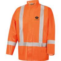 5990J Manteau de s&eacute;curit&eacute; imperm&eacute;able tr&egrave;s robuste ignifuge et r&eacute;sistant aux arcs &eacute;lectriques, Petit, Orange haute visibilit&eacute;, 11 cal/cm² Rideout Tool & Machine Inc.