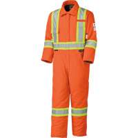 High Visibility FR Rated & Arc Rated Safety Coveralls, Size X-Small, Orange, 58 cal/cm² SHI240 | Rideout Tool & Machine Inc.