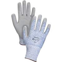 Gants &eacute;lastiques &eacute;cologiques r&eacute;sistants &agrave; la coupe, Taille 10, Calibre 13, Rev&ecirc;tement Polyur&eacute;thane, Enveloppe en PEHP/rPET, ASTM ANSI niveau A2 Rideout Tool & Machine Inc.
