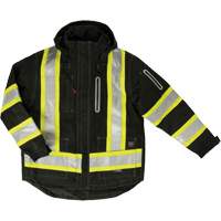 Ripstop 4-in-1 Safety Jacket, Polyester, Black, X-Small Rideout Tool & Machine Inc.
