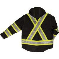 Ripstop 4-in-1 Safety Jacket, Polyester, Black, X-Small Rideout Tool & Machine Inc.