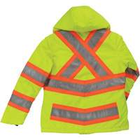 Womens Insulated Flex Safety Jacket, Polyester, High Visibility Lime-Yellow, X-Small Rideout Tool & Machine Inc.