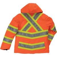 Womens Insulated Flex Safety Jacket, Polyester, High Visibility Orange, X-Small Rideout Tool & Machine Inc.