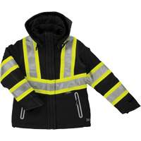 Manteau de s&eacute;curit&eacute; isolant et extensible pour femmes, Polyester, Noir, T-petit Rideout Tool & Machine Inc.