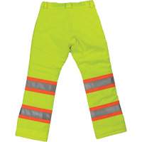 Womens Insulated Flex Safety Pant, Polyester, X-Small, High Visibility Lime-Yellow Rideout Tool & Machine Inc.