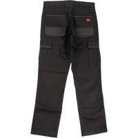 WP100 Work Pants, Cotton/Spandex, Black, Size 0, 30 Inseam SHJ108 | Rideout Tool & Machine Inc.