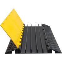 Polyurethane Cable Protector, 5 Channels, 35.43" L x 19.69" W x 2" H Rideout Tool & Machine Inc.