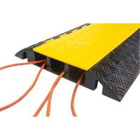 Polyurethane Cable Protector, 5 Channels, 35.43" L x 19.69" W x 2" H Rideout Tool & Machine Inc.