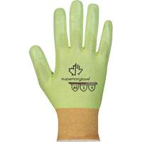 Hi-Viz S18TAXFN Cut-Resistant Gloves, Size 6, 18 Gauge, Foam Nitrile Coated, TenActiv Shell, ASTM ANSI Level A9 Rideout Tool & Machine Inc.